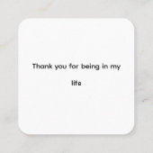 赤いケシエレガントス類 – 山花 スクエア名刺 (裏面)