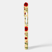 赤いケシ柄 Case-Mate iPhoneケース (裏面 / 左)