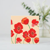 赤いケシ畑 カード (スタンド正面)