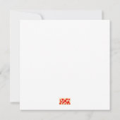 赤いケシ畑 カード (裏面)