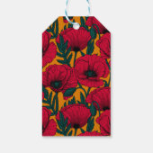赤いケシ畑 ギフトタグ (裏面)