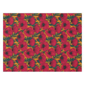 赤いケシ畑 テーブルクロス (正面(横))