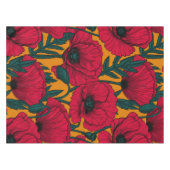 赤いケシ畑 テーブルクロス (正面(横))