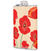 赤いケシ畑 フラスク (左)