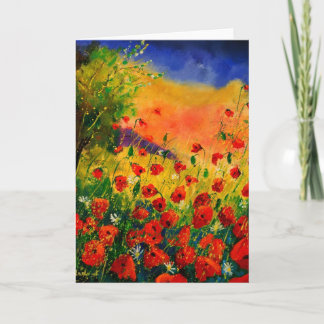 赤いケシ45 カード