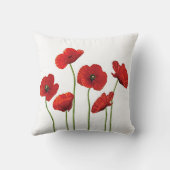 赤いケシ クッション (裏面)