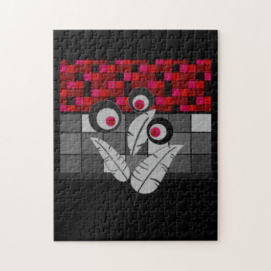 赤いケシ ジグソーパズル (縦)