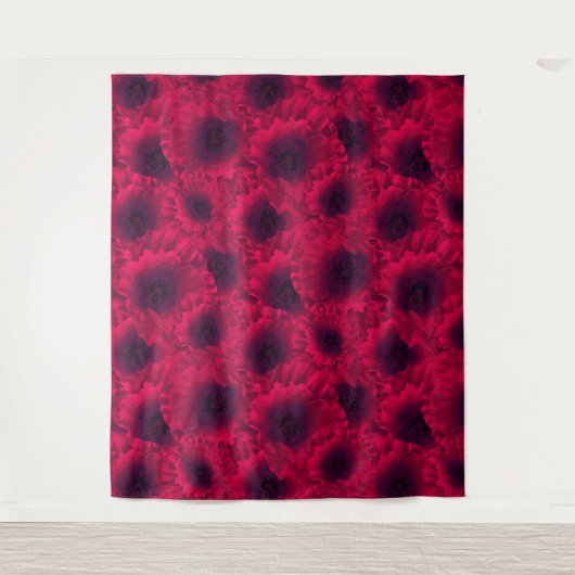 赤いケシ タペストリー (正面)