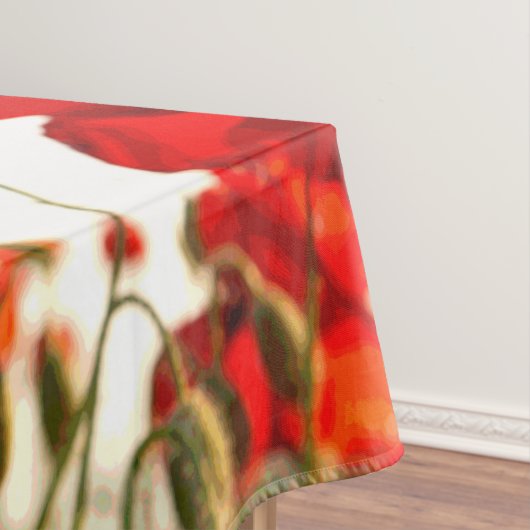 赤いケシ テーブルクロス (インサイチュ)