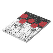 赤いケシ ノートパッド (回転)