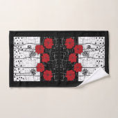 赤いケシ バスタオルセット (ハンドタオル)