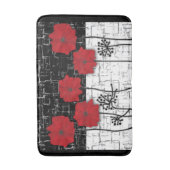 赤いケシ バスマット (正面縦)