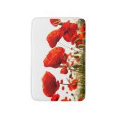 赤いケシ バスマット (正面縦)