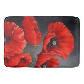 赤いケシ バスマット (正面)