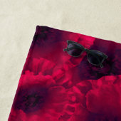 赤いケシ ビーチタオル (インサイチュ)