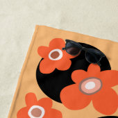 赤いケシ ビーチタオル (インサイチュ)