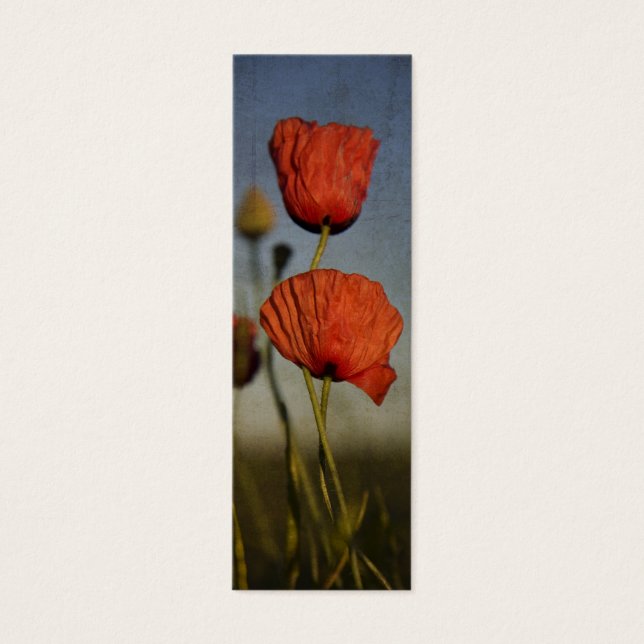 赤いケシ，ブックマーク (正面)