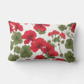 赤いケシ ランバークッション (裏面)