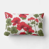 赤いケシ ランバークッション (正面)