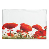 赤いケシ 枕カバー (裏面)