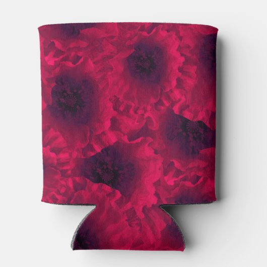 赤いケシ 缶クーラー (裏面)