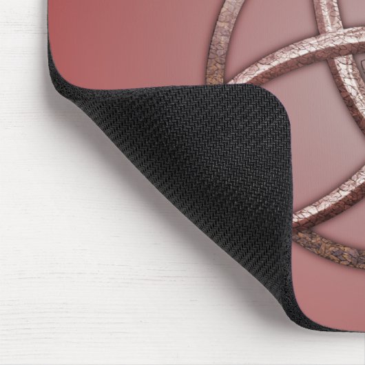 赤いケルト族の三位一体の結び目 マウスパッド (コーナー)