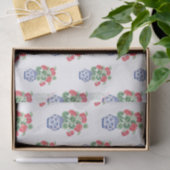 赤いゲラニウムのチノワセリーヴァース 薄葉紙 (ギフト)