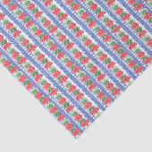 赤いゲラニウムパターン 薄葉紙 (詳細)