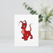 赤いゲレ誇りを持ったルト ポストカード (スタンド正面)