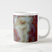 赤いコケゲートスラブを閉じる ジャンボコーヒーマグカップ (右)