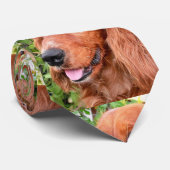 赤いコッカースパニエル犬.png ネクタイ (ロール)