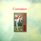 赤いコニーアイランドの人魚サンダーコーブ ウィンドウサイン (シート3)