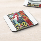 赤いコニーアイランドマーメイド コースター (左側)