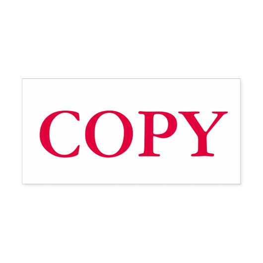 赤いコピー セルフインキングスタンプ (デザイン)
