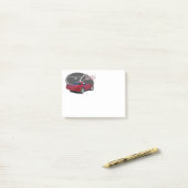 赤いコルベットが付いているまだ演劇 ポストイット (デスク上)