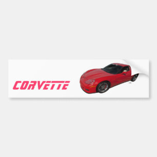 赤いコルベット バンパーステッカー