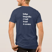 赤いコンセントのみ トライブレンドＴシャツ (裏面)