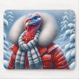 赤いコートを着たトルコ マウスパッド