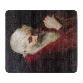 赤いコートを着た老人（サンタクロース） （クリスマス） カッティングボード