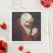 赤いコートを着た老人（サンタクロース） （クリスマス） スタンダードランチョンナプキン (インサイチュ)