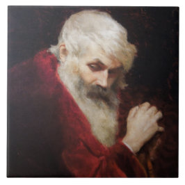 赤いコートを着た老人（サンタクロース） （クリスマス） タイル