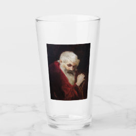 赤いコートを着た老人(サンタクロース) (クリスマス) タンブラーグラス
