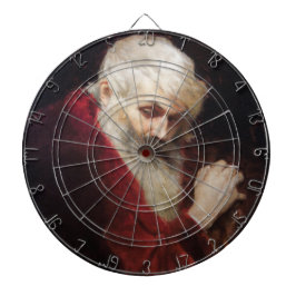 赤いコートを着た老人（サンタクロース） （クリスマス） ダーツボード