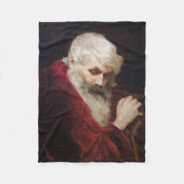 赤いコートを着た老人（サンタクロース） （クリスマス） フリースブランケット