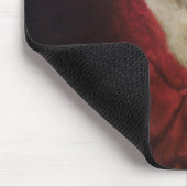 赤いコートを着た老人(サンタクロース) (クリスマス) マウスパッド (コーナー)