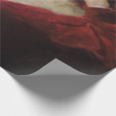 赤いコートを着た老人（サンタクロース） （クリスマス） ラッピングペーパー (角)