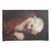 赤いコートを着た老人(サンタクロース) (クリスマス) 枕カバー (正面右)