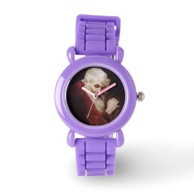 赤いコートを着た老人（サンタクロース） （クリスマス） 腕時計 (正面)