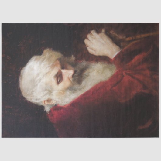 赤いコートを着た老人（サンタクロース） （クリスマス） 薄葉紙 (正面)