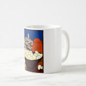 赤いコーヒーポット コーヒーマグカップ (正面右)